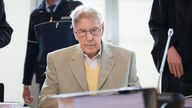 Reinhold Hanning, Ex-SS-Wachmann und Angeklagter im Detmolder Auschwitz-Prozess