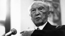 Konrad Adenauer (Archivbild vom 10.07.1965)