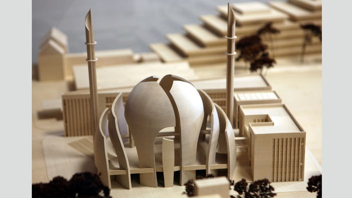 Modell der Kölner Moschee