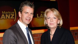 Hannelore Kraft SPD Politikerin NRW Spitzenkandidatin zu Gast in der ZDF Talkshow Markus Lanz