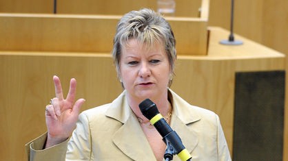 Sylvia löhrmann, nordrhein-westfaelischer Ministerin für Schule und Weiterbildung