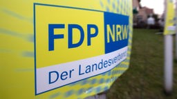 Plakat der FDP NRW Landesverband