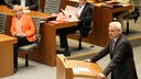 Garrelt Duin spricht in Düsseldorf im Landtag