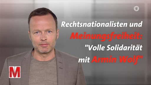 MONITOR auf den Punkt: „Volle Solidarität mit Armin Wolf!“