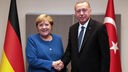 Bundeskanzlerin Angela Merkel und der türkische Präsident Recep Tayyip Erdogan am 23. September 2019 in New York.