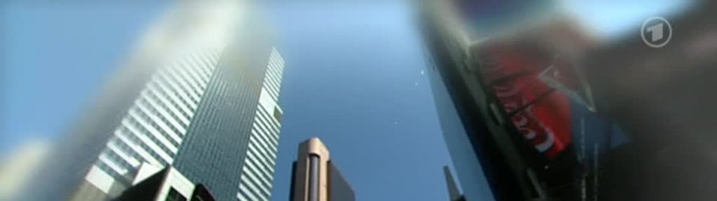 Hochhäuser mit verschwommener Vignette aus der Froschperspektive