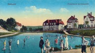 Postkartenmotiv Bielefeld um 1900