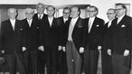 Gruppenfoto der Nordrhein-westfälischen Landesregierung 1958