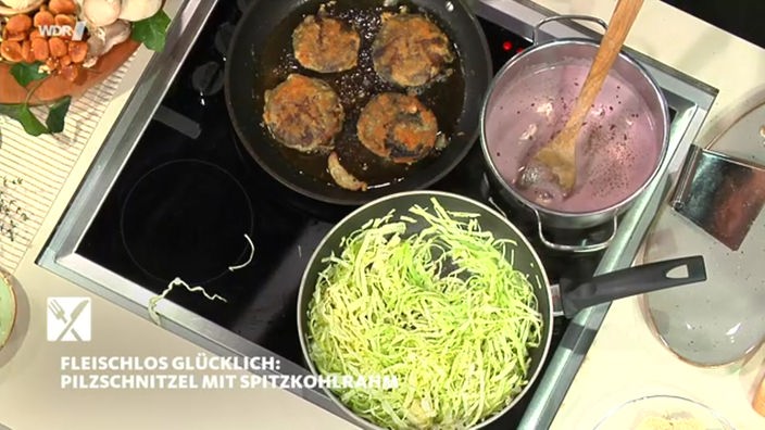 Kochen mit Olaf Baumeister: Pilzschnitzel