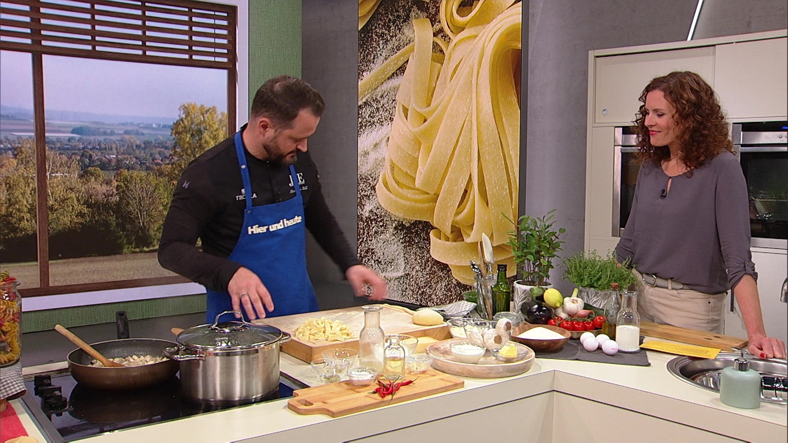 Chicken Stroganoff Mit Selbstgemachten Bandnudeln Hier Und Heute