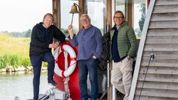 Frank Buchholz, Heinz-Dieter Fröse und Björn Freitag an Bord.