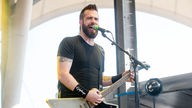 Der Gitarrist von Annihilator auf dem Rock Hard Festival 2014
