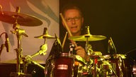 Der Schlagzeuger von Seafoam Green beim Bootleg im September 2007
