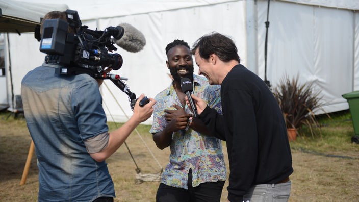 Kele von Bloc Party im Interview beim Highfield Festival 2016