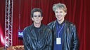 Lou Reed mit Rockpalast-Moderator Alan Bangs bei der Osterrocknacht 2000