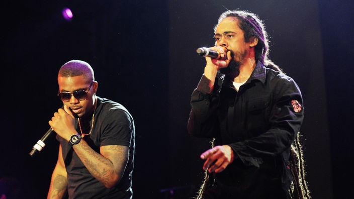 Bandfoto Nas und Damian Marley