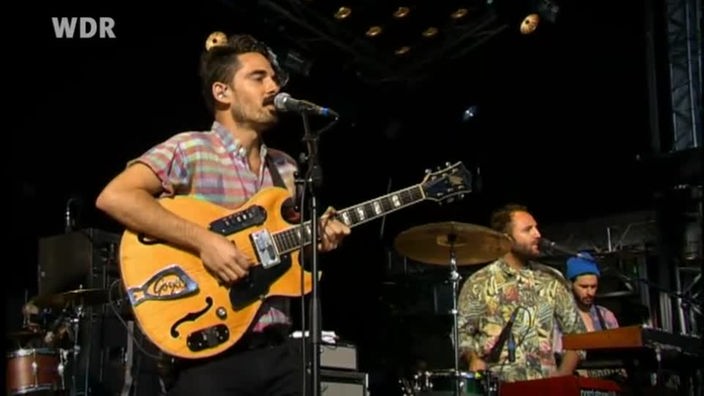 Local Natives live on stage