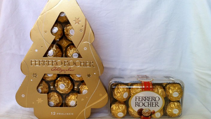 Weihnachtsverpackung Ferrero Rocher