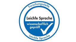 Prüfsiegel der Forschungsstelle Leichte Sprache an der Universität Hildesheim