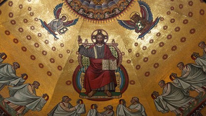 Mosaik im Aachener Dom