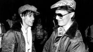 David Bowie und Iggy Pop, ca. 1977