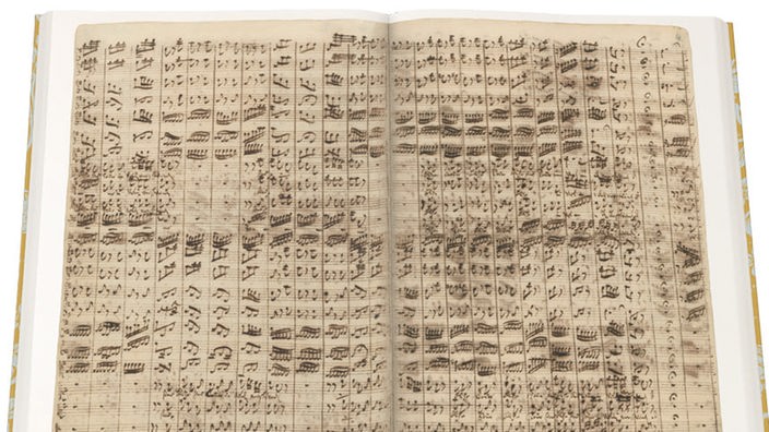 Faksimile von Bachs Matthäus-Passion