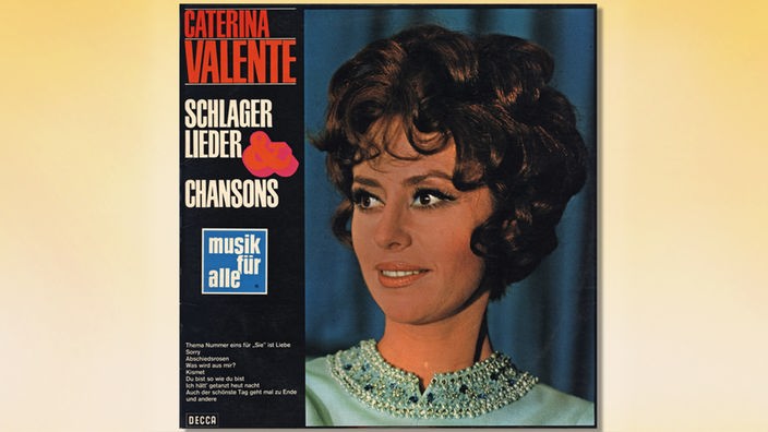 LP Cover Caterina Valente "Schlager, Lieder & Chansons"