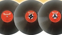 Variationen von Plattenkreuzen der Vinyl Platten
