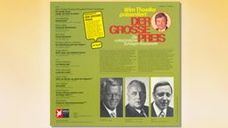 LP "Wim Thoelke präsentiert: Der große Preis" Cover hinten