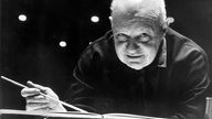 Der Komponist und Dirigent Paul Hindemith