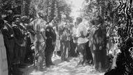 Balfour-Deklaration besucht jüdische Siedlung (1925)