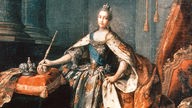 Katharina die Große, Zarin von Russland, Gemälde von Alexej P. Antropow.