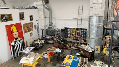 Das Atelier des Bananensprayers