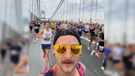 Bill Marzog beim Marathon in New York