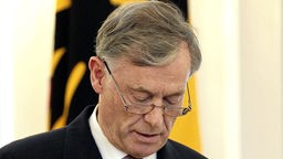 Bundespräsident Horst Köhler gibt seinen Rücktritt bekannt