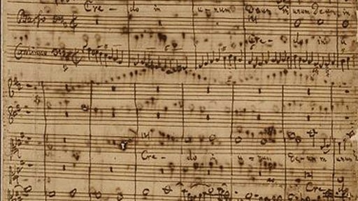 Johann Sebastian Bach, Messe in h-Moll BWV 232, erste Seite des Credo