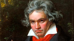 Ludwig van Beethoven (1770-1827),  Ölgemälde von Joseph Karl Stieler, 1820.