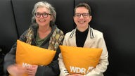 Prof. Anette Weber gemeinsam mit Heike Knispel auf der WDR 4-Couch