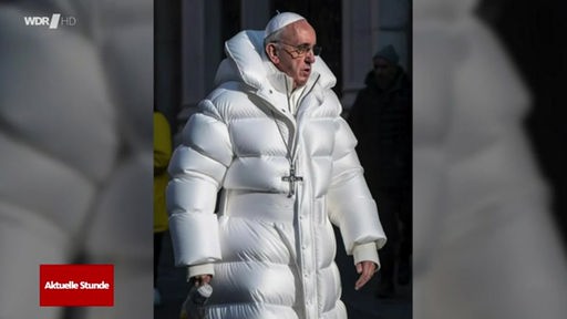 Der Papst in einer schicken Pufferjacke