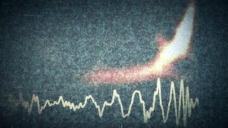 Kosmisches Signal auf Monitor