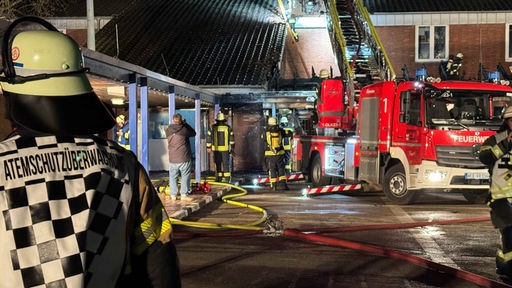 Brand an einer Schule in Rheinberg