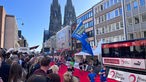 Zieleinlauf beim Kölner Halbmarathon