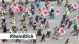 Streik Rheinblick