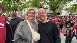 Jeanne Nesges aus Leverkusen und ihr Freund Carsten Deitelhoff