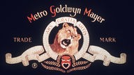 Das Logo des US-Filmstudios MGM Metro Goldwyn Mayer