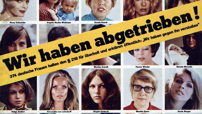 "Stern"-Titelseite "Wir haben abgetrieben" aus dem Jahr 1971