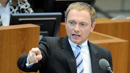 Christian Lindner spricht im Landtag