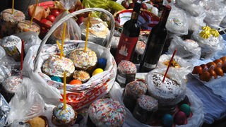 Süßigkeiten zum orthodoxen Osterfest