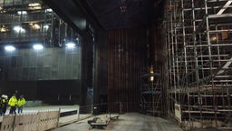 Die Bühne der Kölner Oper während der Sanierung