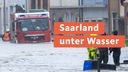 Hochwasser im Saarland nach starken Regenfällen